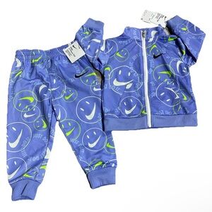 Nike Infant AOP 2 Piece Jacket & Jogger Set   18 Months   NWT